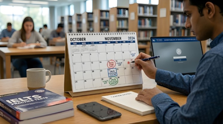 IELTS preparation timeline for study abroad applications