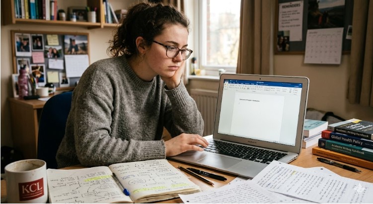 Student struggling to write opening paragraph for statement of purpose