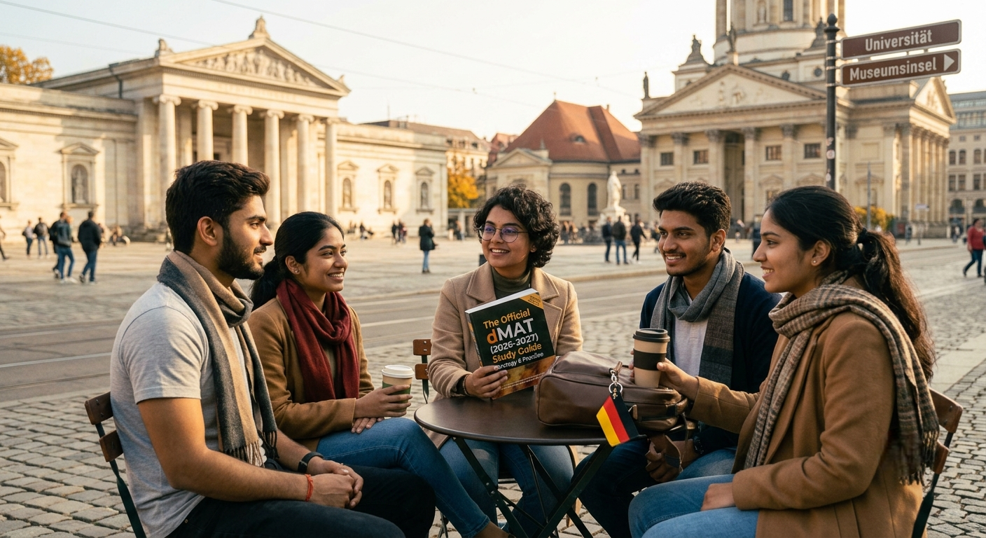 The dMAT offers the German universities an objective means to measure the academic aptitude of such candidates apart from the document verification done by APS India.