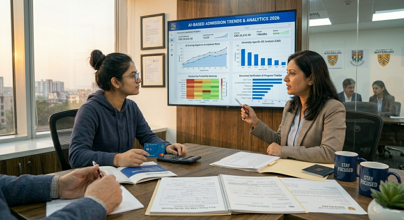 Study abroad consultancy guidance for AI-based university admissions abroad for Indian students in 2026